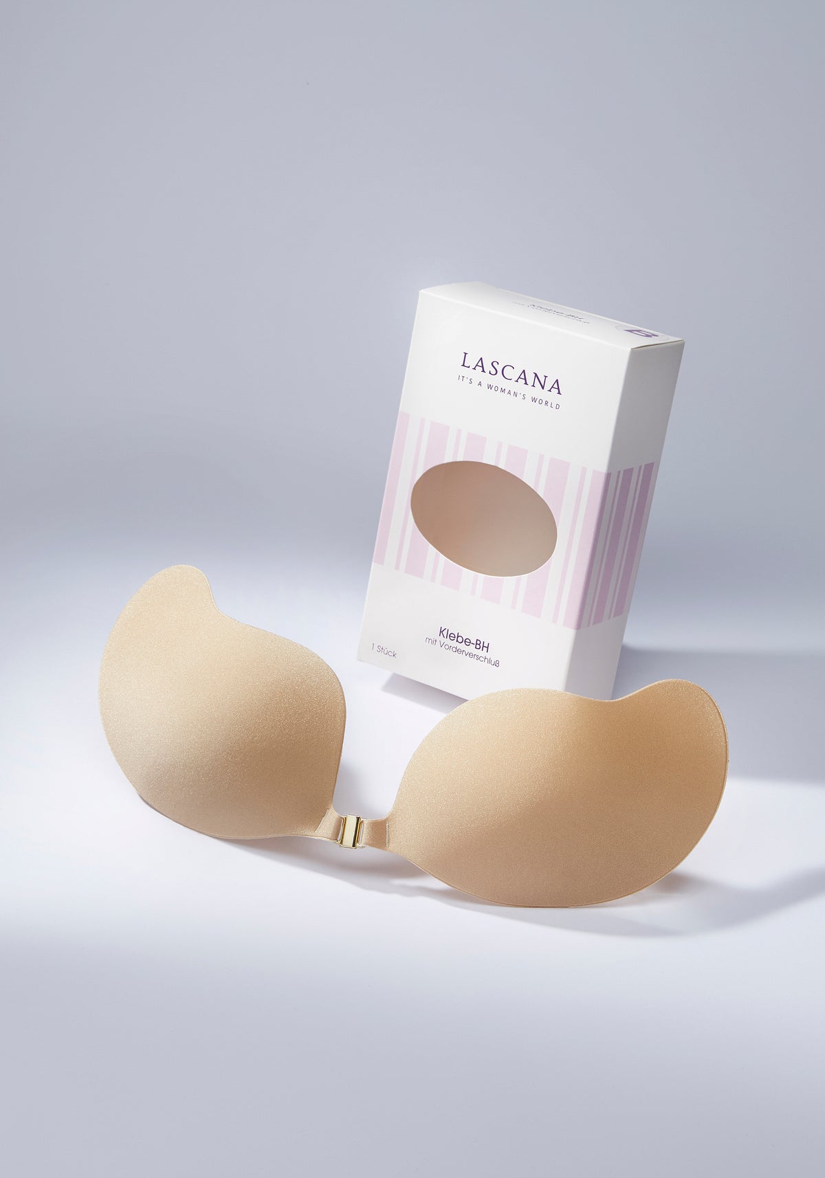 Lascana Perfect Basics Stick-on selvsiddende BH, beige - 002 - toffee - Toffee