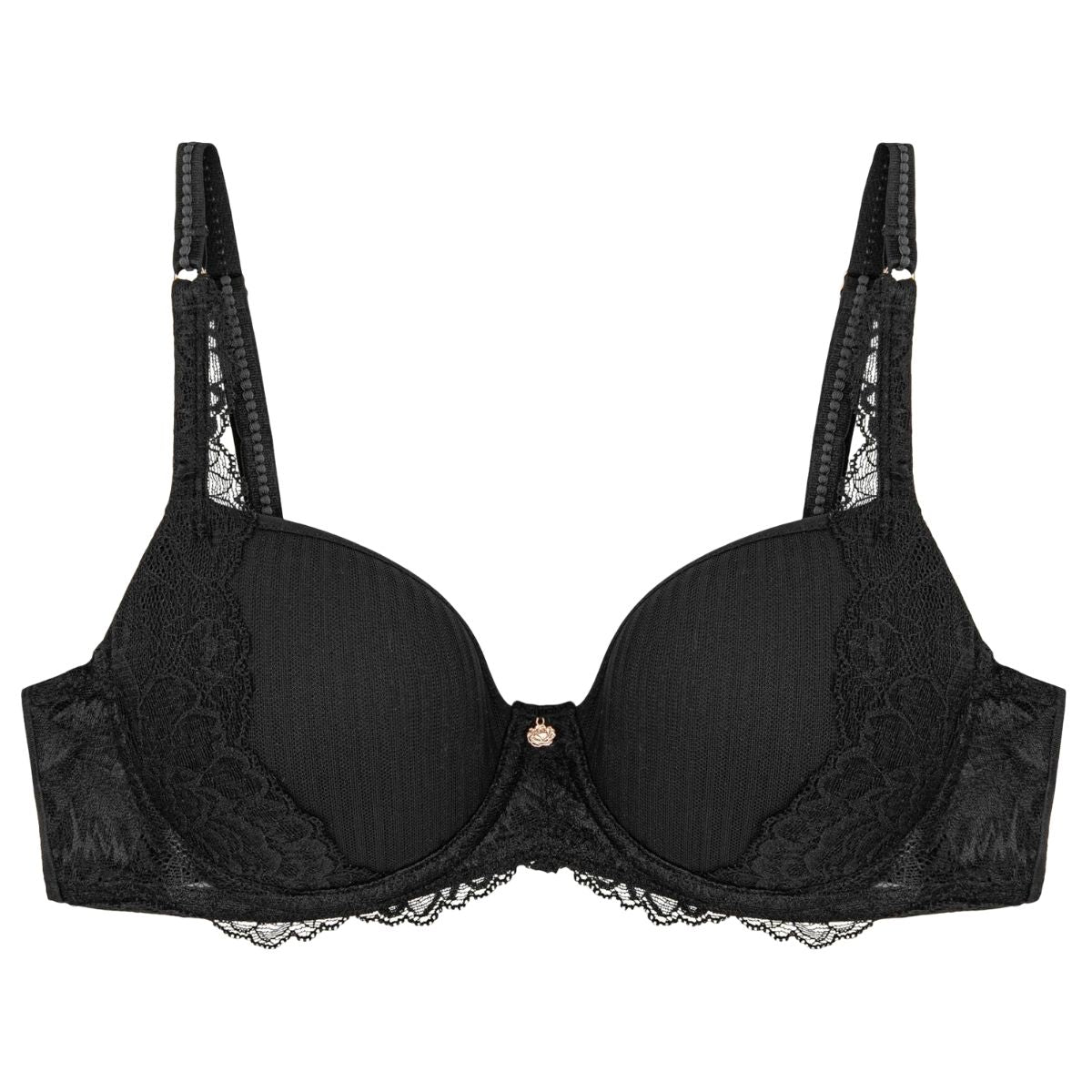 Triumph Peony Florale WP BH med bøjle, sort - 10181854 - 0004 - Black