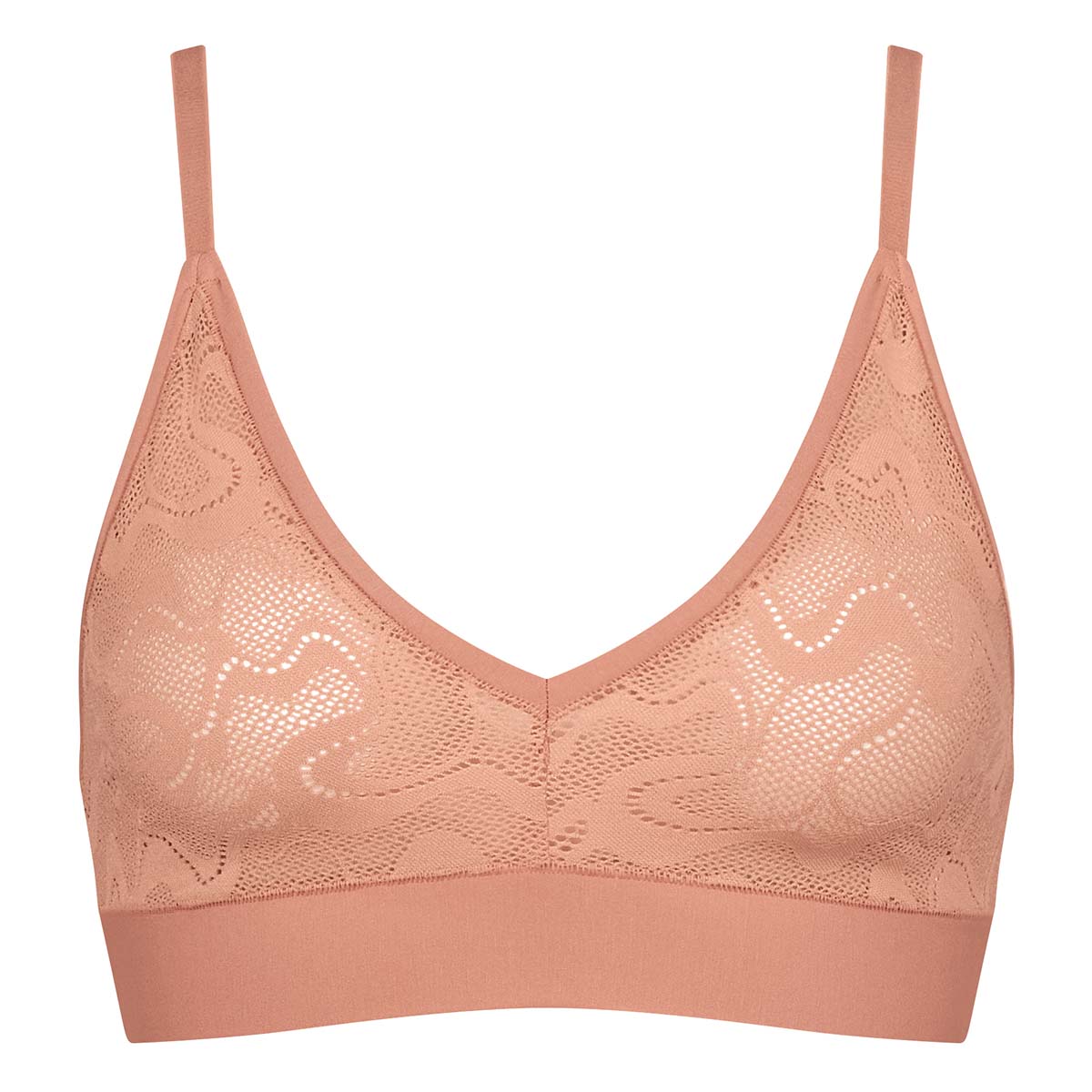 Sloggi Go Allround bralette top, lyserød - 10210986 - 6802 - Indian Summer