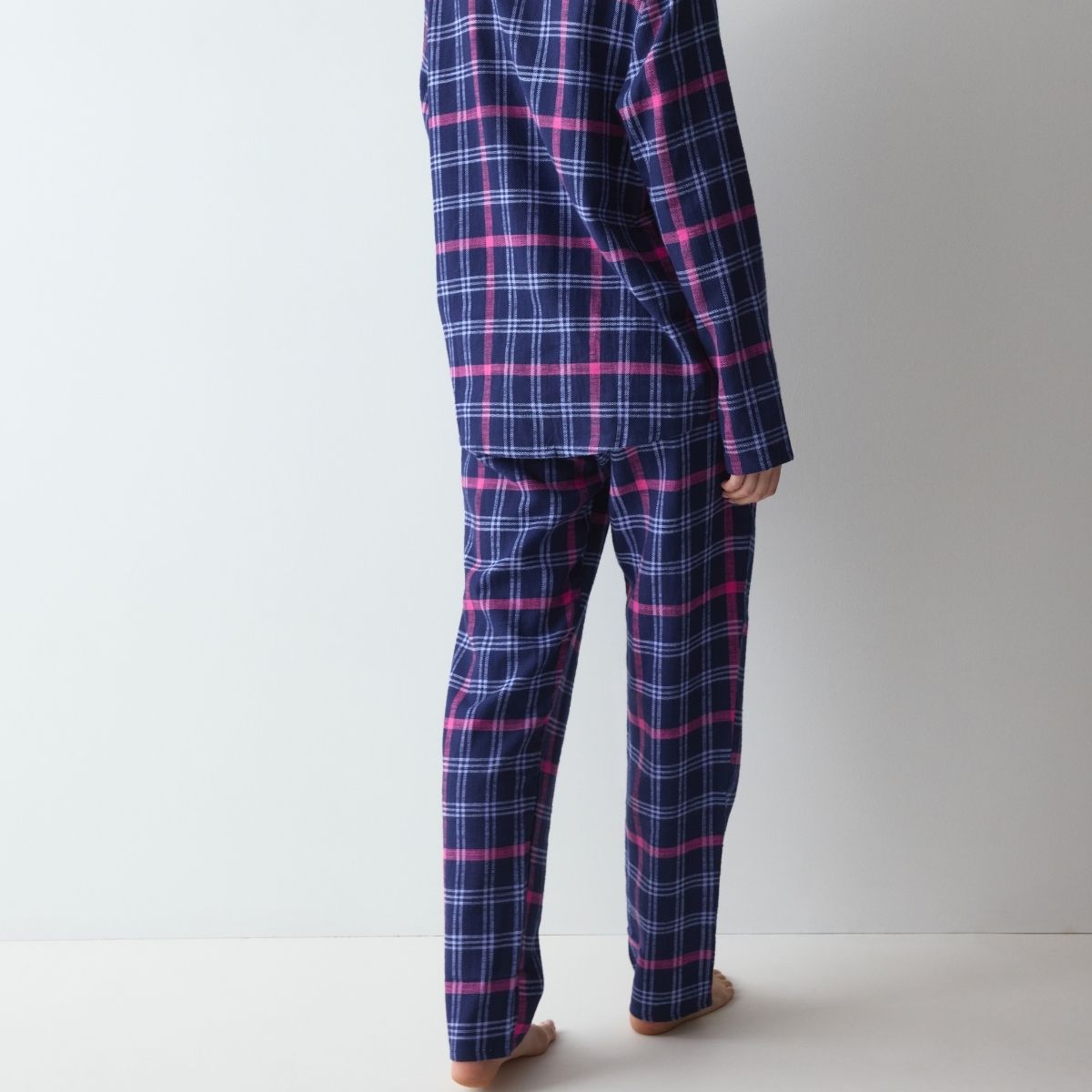 Triumph Boyfriend pyjamas, blå - 10225075 - M007 - Checks
