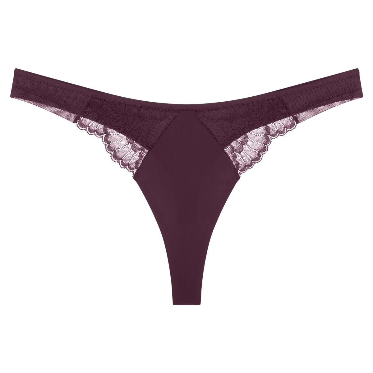 Triumph Love In Lace g-streng, bordeaux - 10228563 - 7291 - Claret