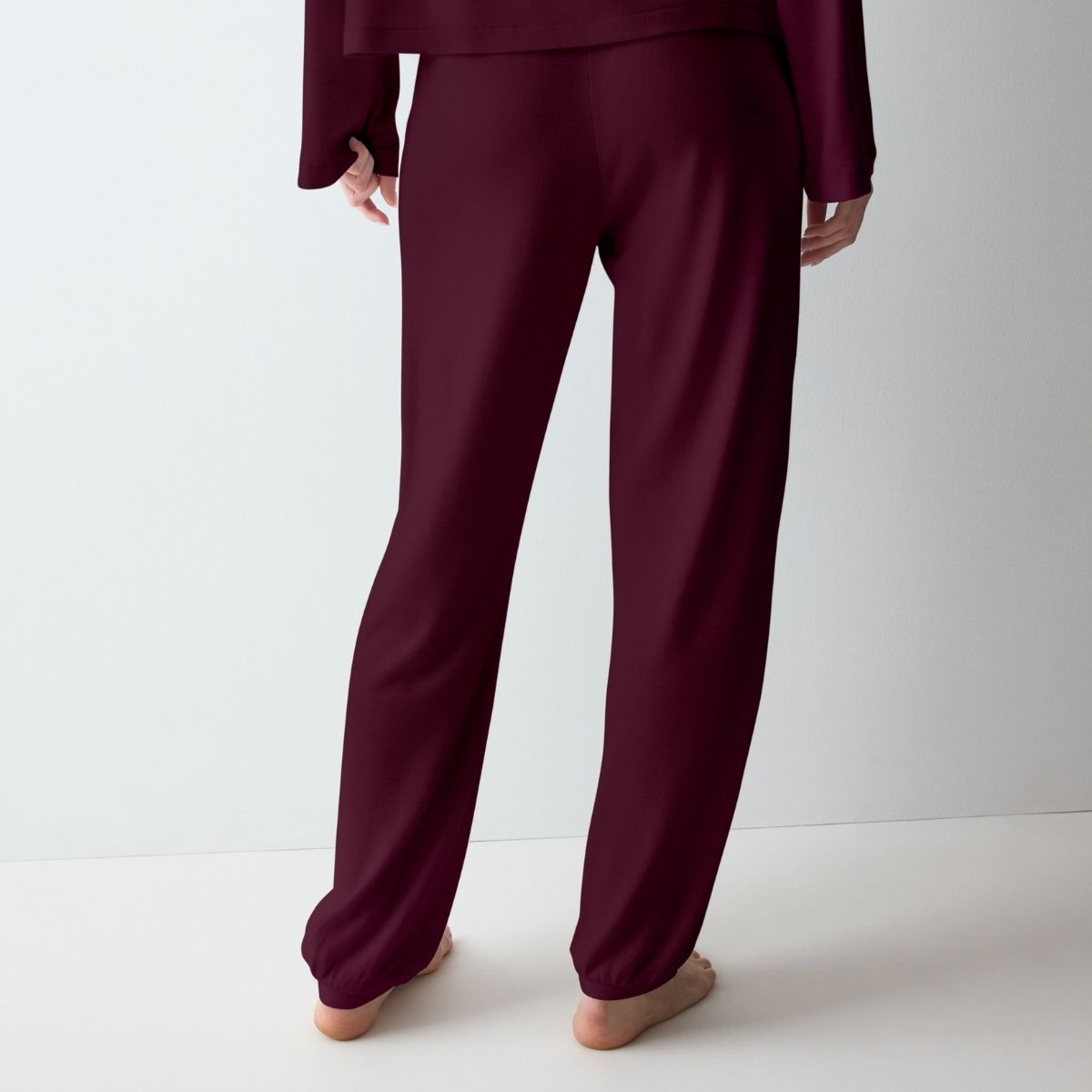 Triumph Cozy Comfort Cozy natbukser, rød - 10229185 - M006 - Red Dark Combination