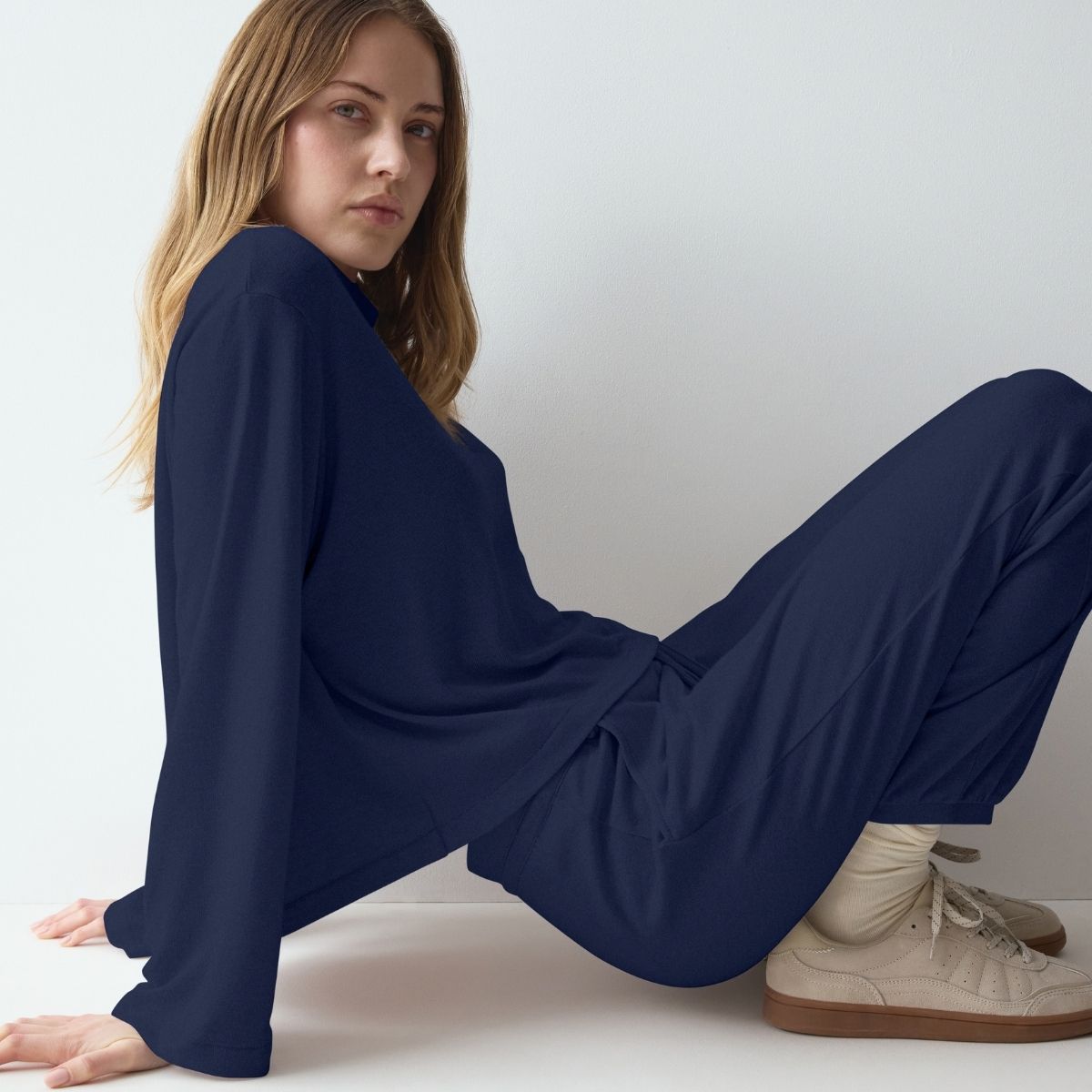 Triumph Cosy Comfort top, blå - 10229194 - M008 - Blue