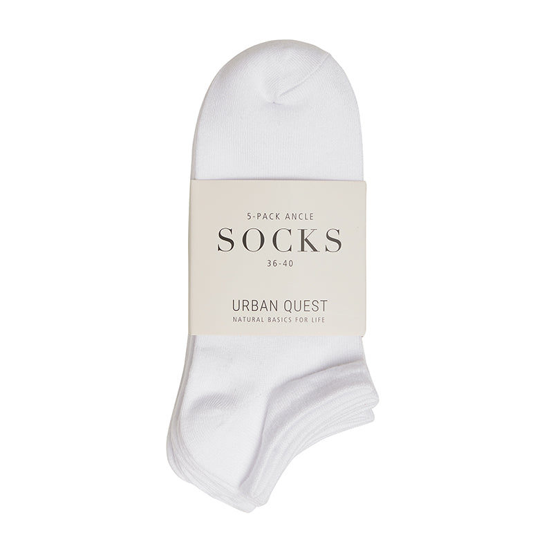 Urban Quest 5-Pack Women Bamboo - White - 1220-1000