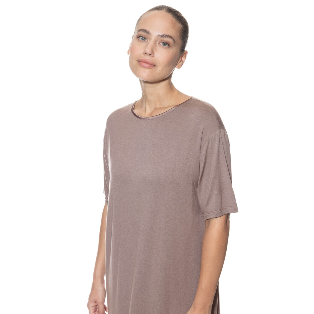 Mey Pure Chic t-shirt, brun - 1230065 - 1279 - Milk'n Coffee