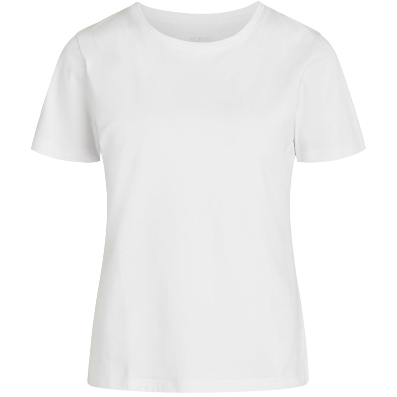 Norvig Ladies O-Neck - White - 1550-HVID