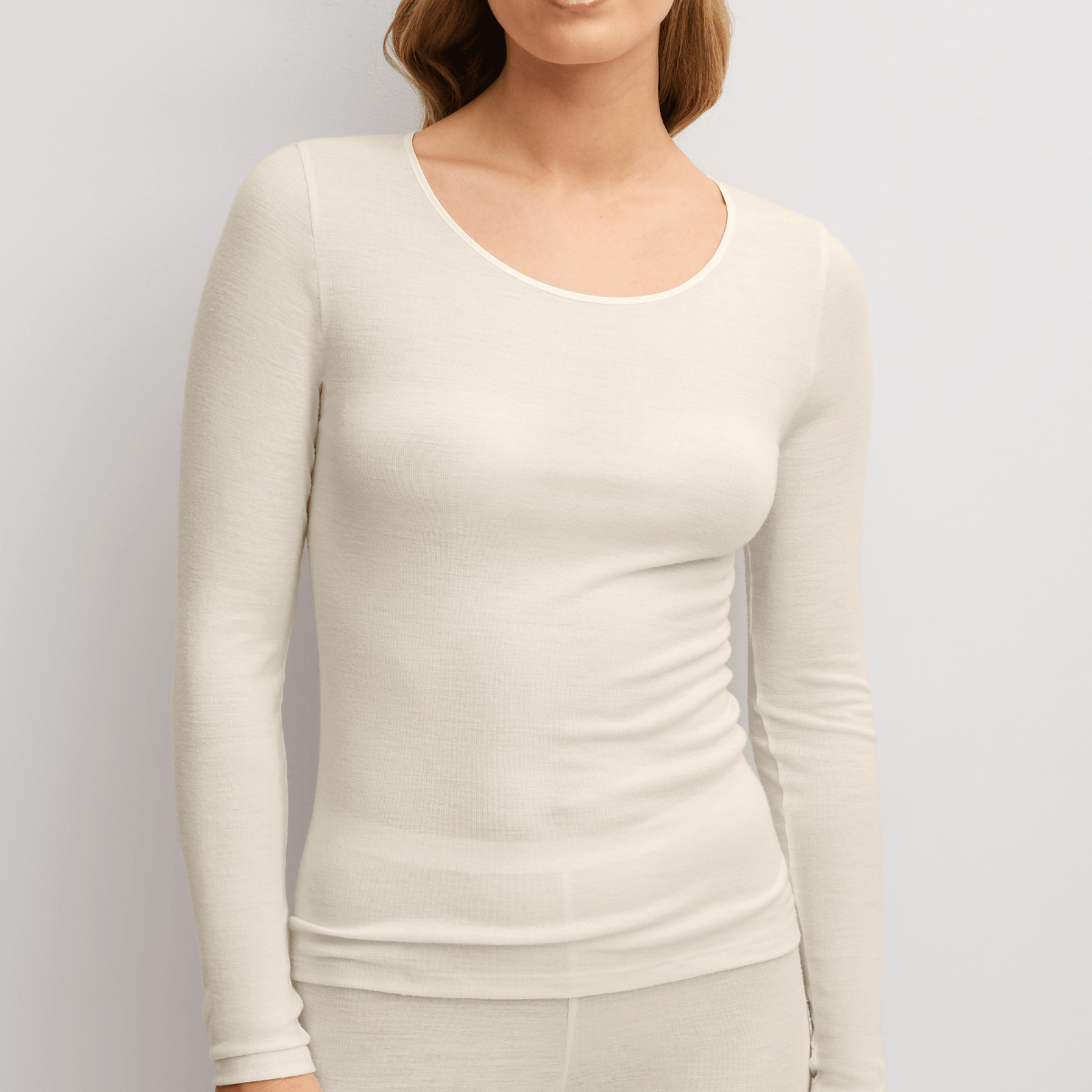 Calida True Confidence bluse, creme - 15530 - 094 - Pearl Cream