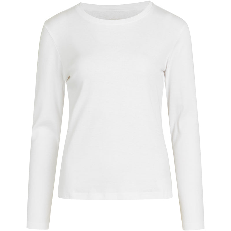 Norvig Ladies O-Neck - White - 1555-HVID
