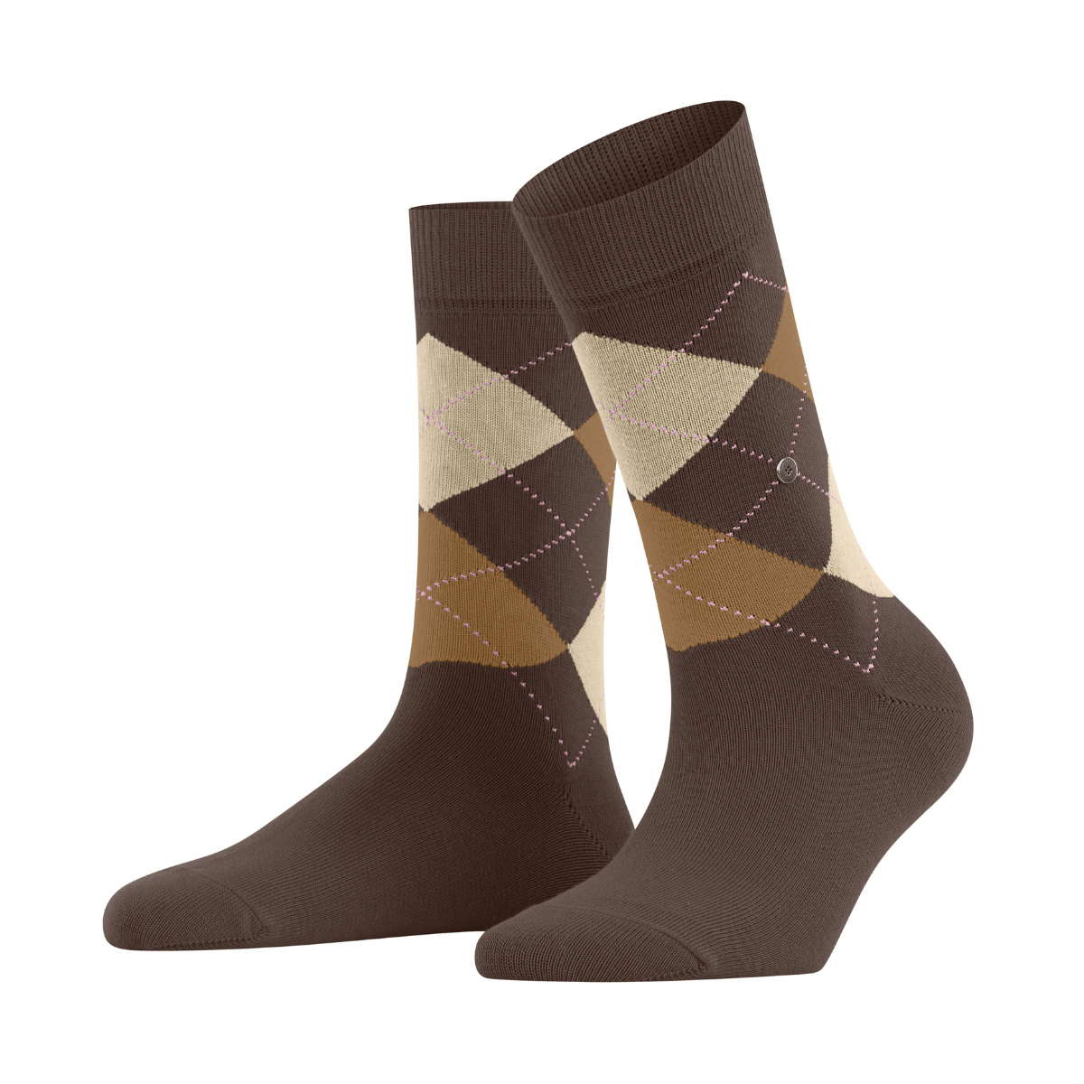 Burlington Queen ankelstrømper, brun - 22004 - 5890 - Clay