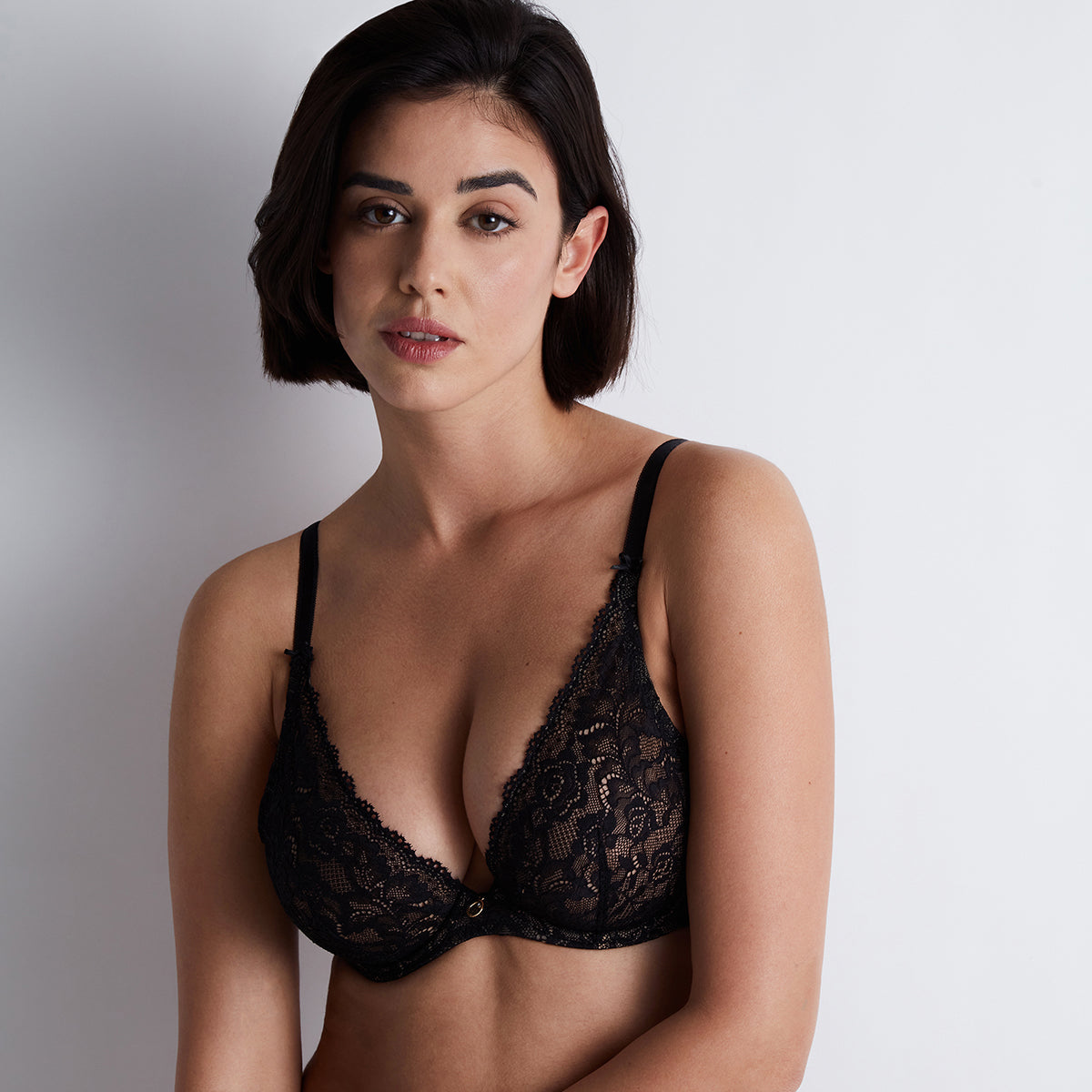 Aubade Rosessence Triangle - Black - 2KF12-BLAK