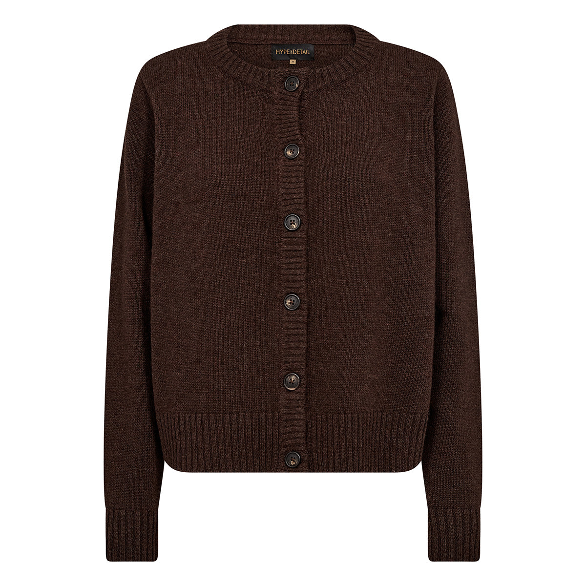 Hype The Detail cardigan, brun - 3-930-24 - 89 - Brown