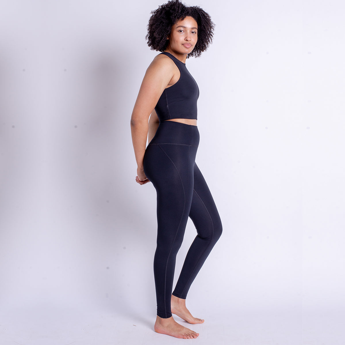 Girlfriend Collective Compressive high rise - Black - 4007