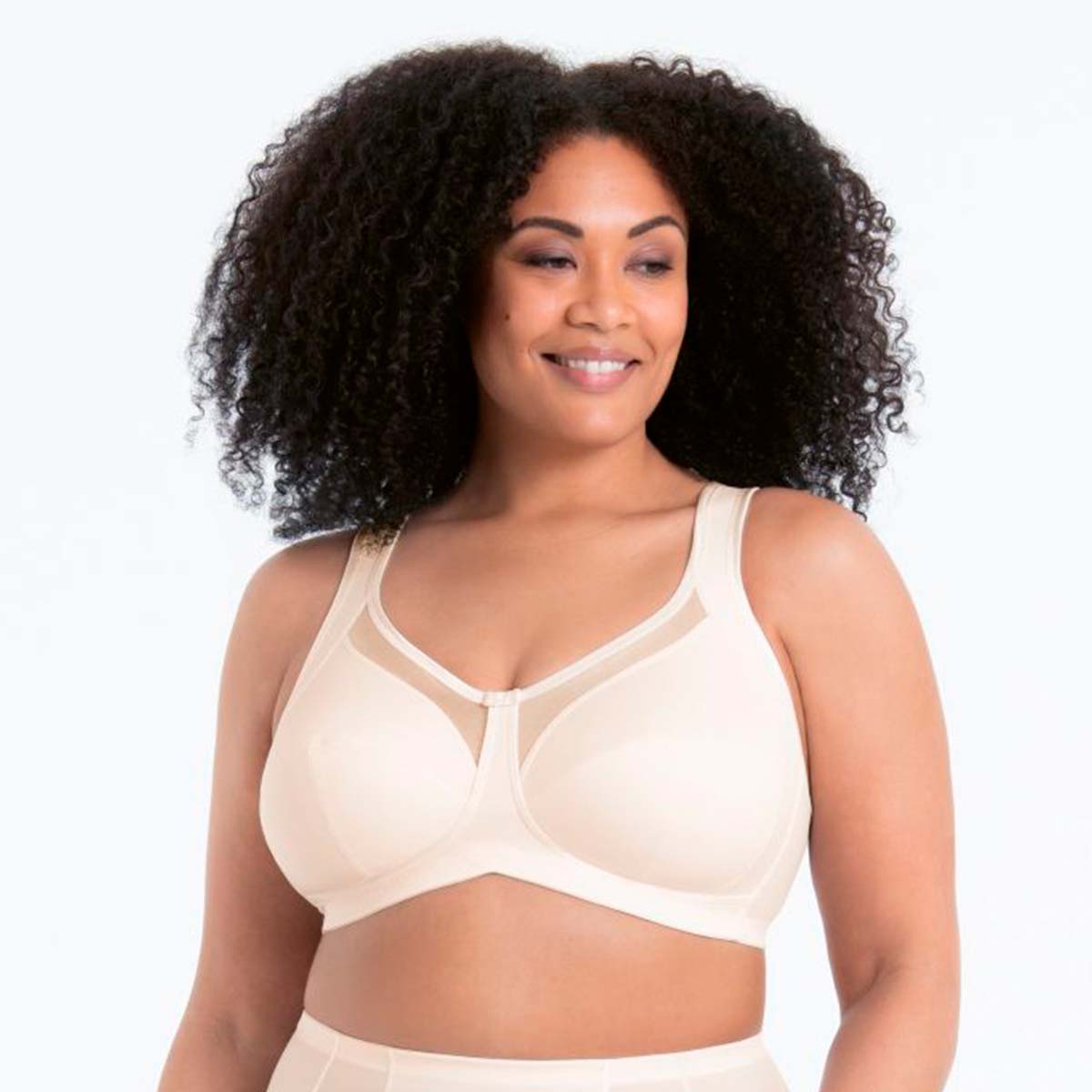 Anita Clara Comfort BH uden bøjle, natural - 5459 - 612 - Crystal