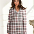 Lady Avenue Cotton Flannel - Army/Terracotta - 83-1185-361