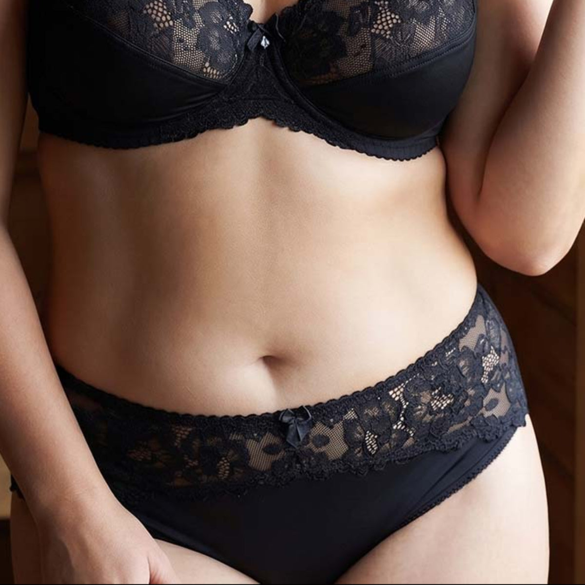 Plaisir Annette midi trusse, sort - 402 - 1 - Black