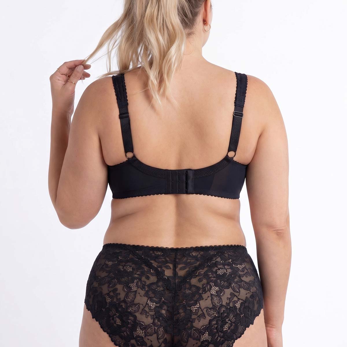 Plaisir Annette BH med bøjle, sort - 3344 - 1 - Black
