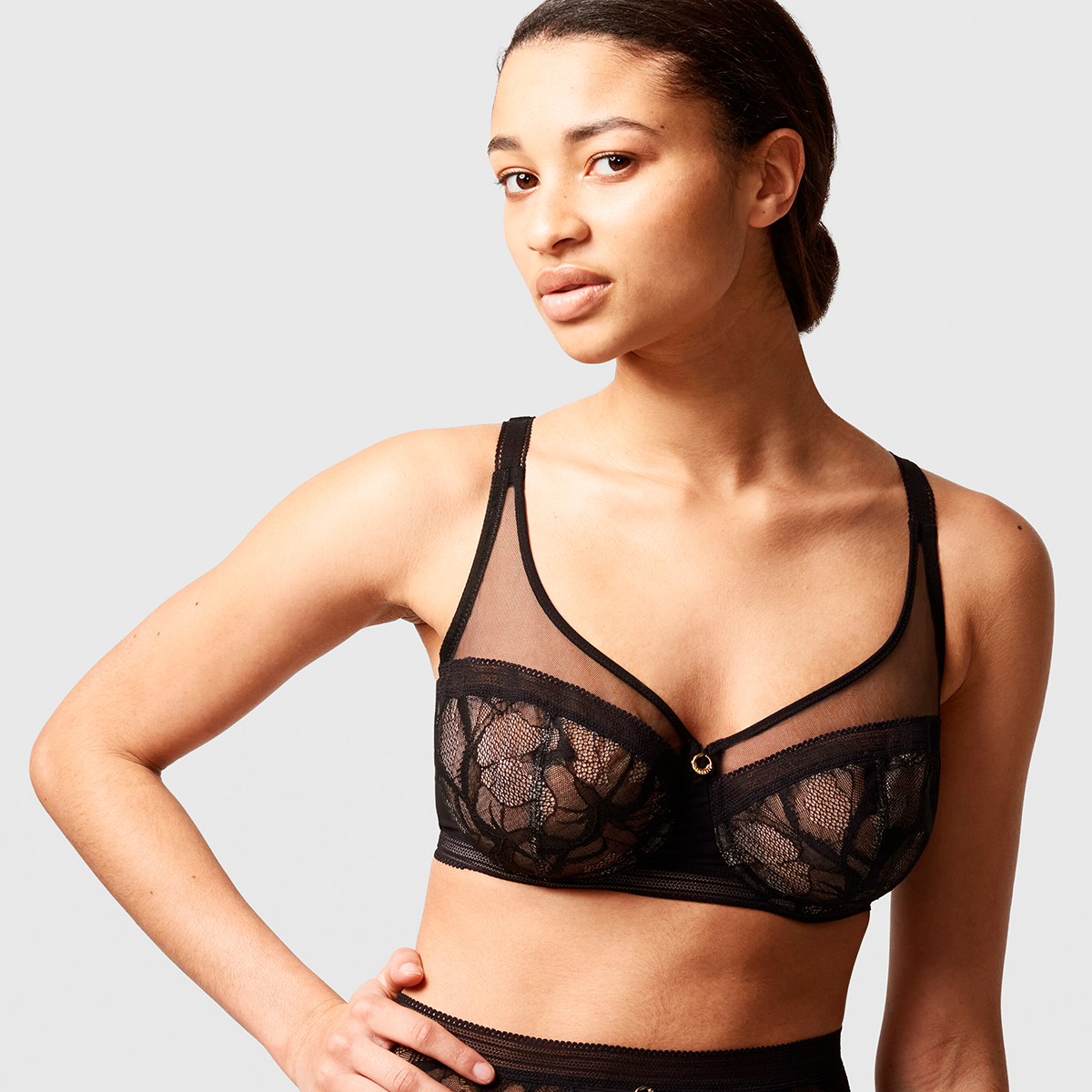 Chantelle True Lace - Black - C11M10-011