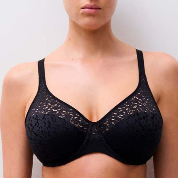 Chantelle EasyFeel Norah BH med bøjle, sort - C13F10 - 011 - Black