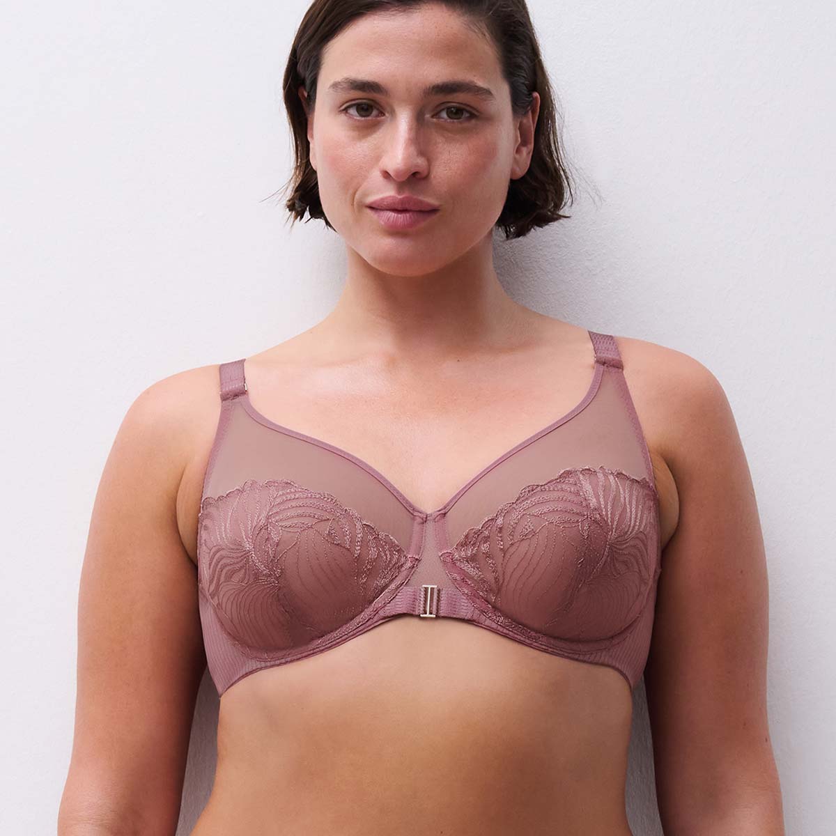 Chantelle Legend BH med bøjle, rosa - C15YMU - 0R4 - Rose Des Bois