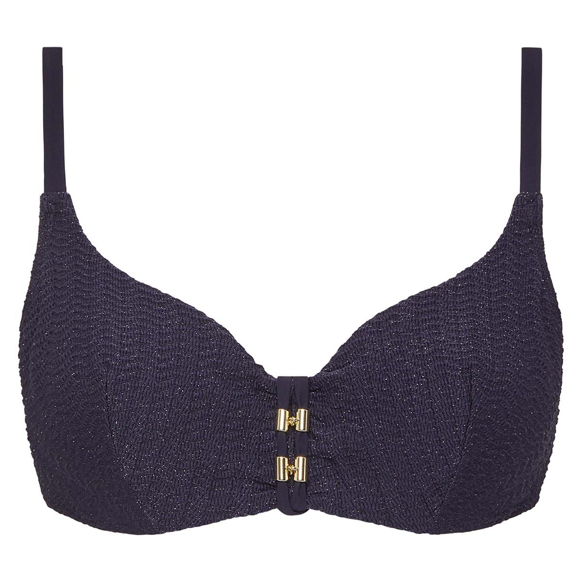 Chantelle Minuit bikini top med bøjle, blå - C1ADM0 - C67 - Black Pearl