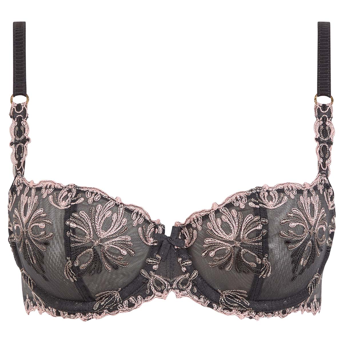 Chantelle Champs Elysees balconette BH, grå - C26050 - C54 - Blushed Ash