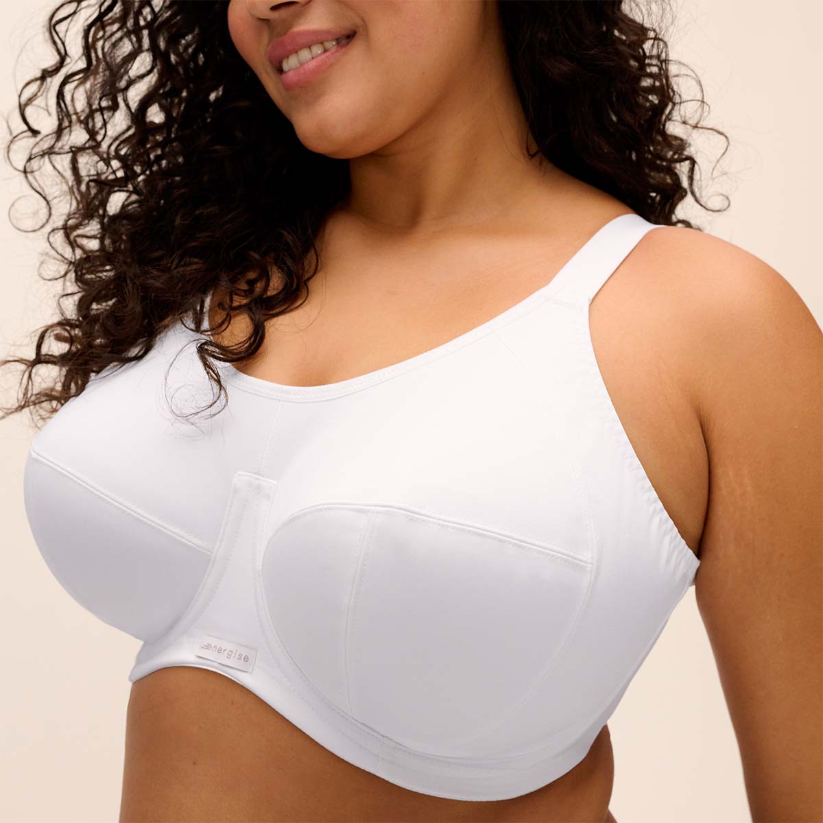 Elomi Energise sports BH, hvid - EL8041 - WHE - White