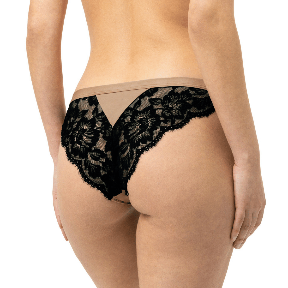 Mey Poetry Vogue tanga trusse, sort - 79271 - 1810 - Golden Hazel