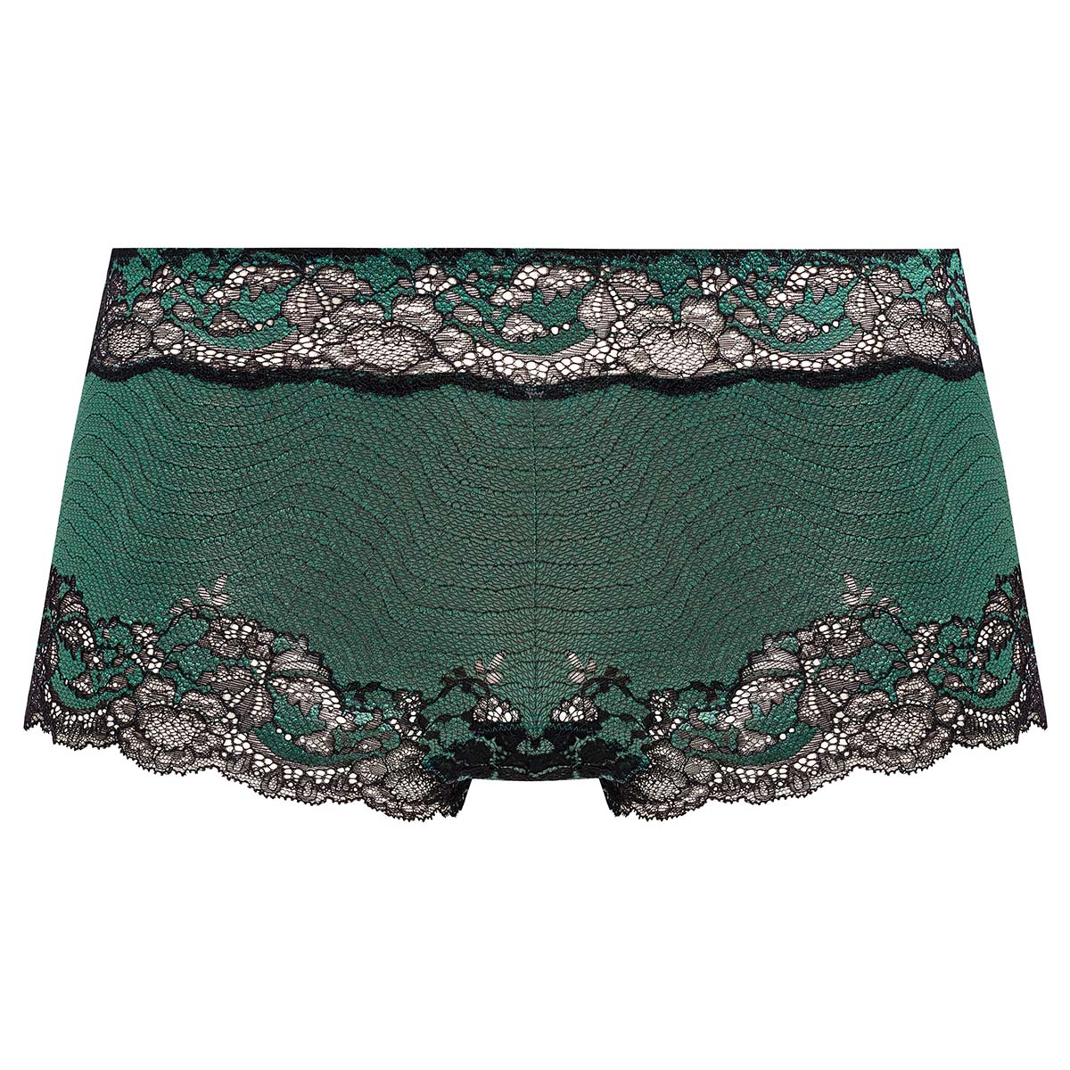 Wacoal Modern Affair shorts, grøn - WA849481 - 340 - Silver Pine/black
