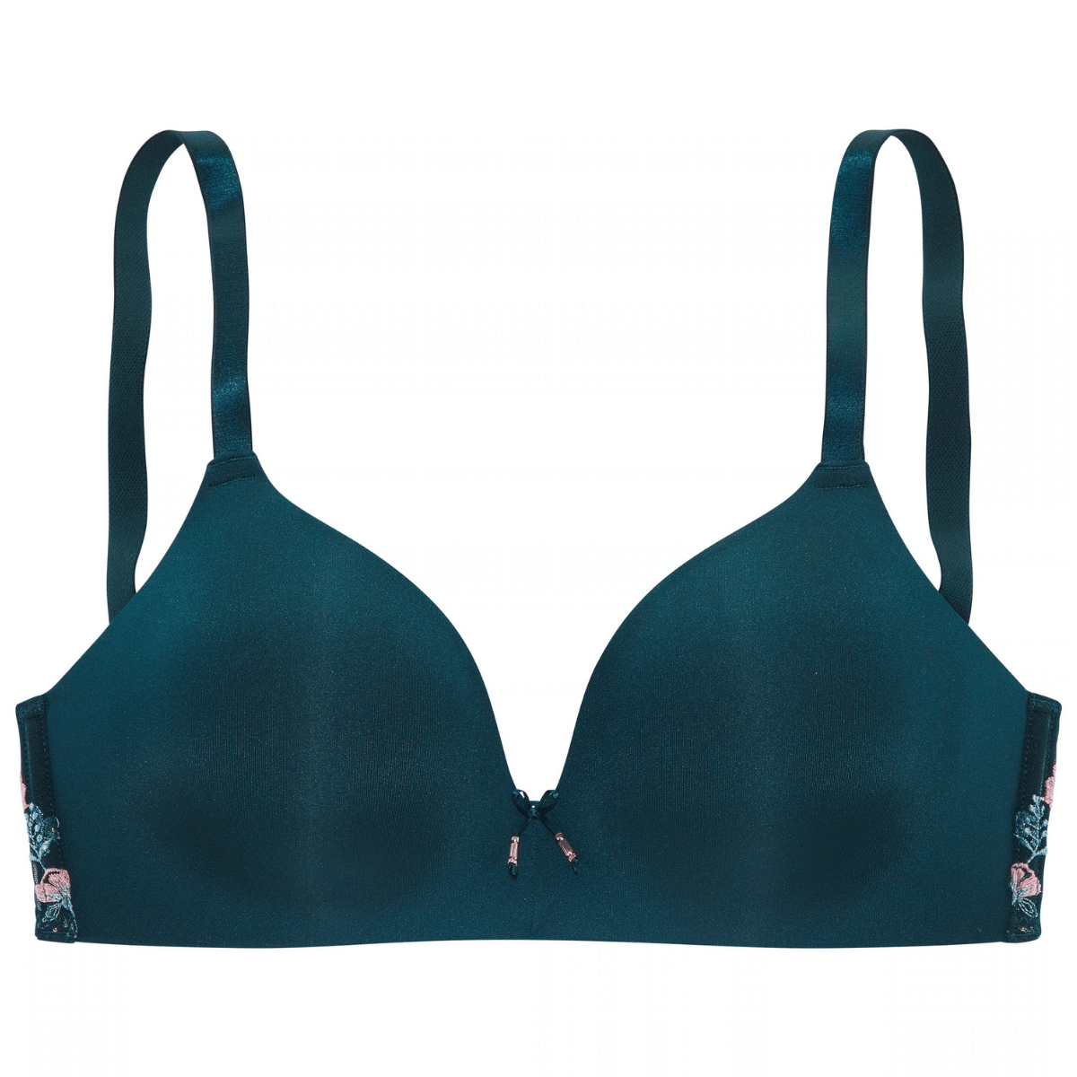 Lascana Maria BH uden bøjle, grøn - BH-159-BR - petrol-rose - Petrol-rose