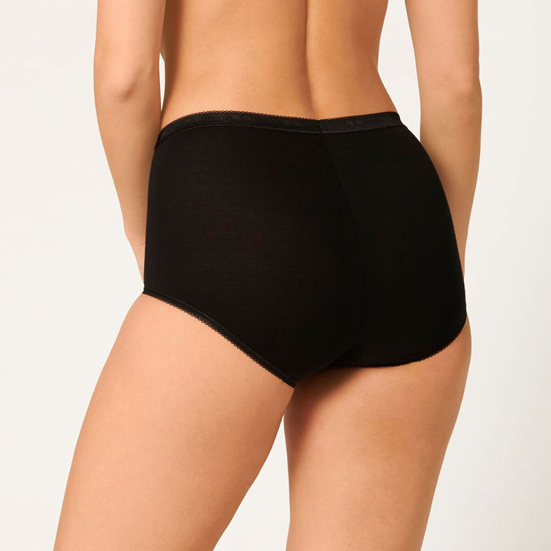 Sloggi Basic+Maxi 3-Pack - Black - 10007656-0004