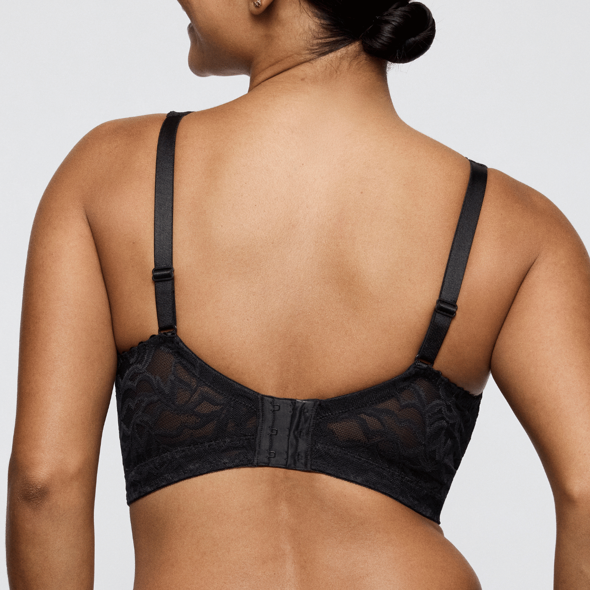 PrimaDonna Miyara bralette BH, sort - 0163626 - FLE - Floral Eclipse