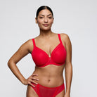 PrimaDonna Twist Wowgirl hjerteformet BH, rød - 0242600 - TRR - True Red