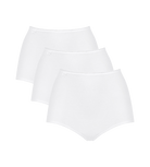 Sloggi 24/7 Microfibre 3-pak maxi trusse, hvid - 10180846 - 0003 - White