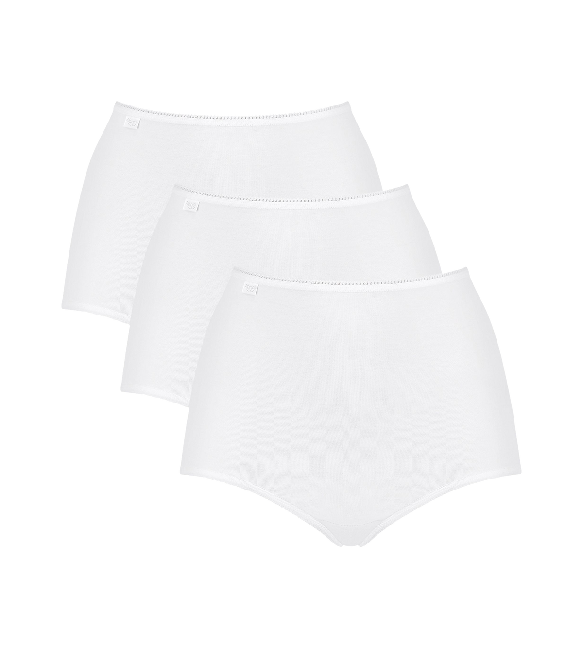 Sloggi 24/7 Microfibre 3-pak maxi trusse, hvid - 10180846 - 0003 - White