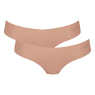 Sloggi Zero Microfibre 2.0 2-pak g-streng, brun - 10214636 - 00ME - Cameo Brown