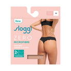 Sloggi Zero Microfibre 2.0 2-pak g-streng, brun - 10214636 - 00ME - Cameo Brown