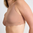 Sloggi Zero Microfibre 2.0 BH uden bøjle, brun - 10214720 - 00ME - Cameo Brown