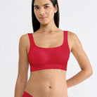 Sloggi Zero Feel 2.0 bralette top, rød - 10217786 - 00FZ - Shanghai Red