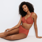Triumph True Shape Sensation W01 BH med bøjle, orange - 10218201 - 7838 - Orange