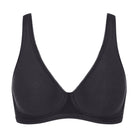Sloggi Basic+ BH uden bøjle, sort - 10222327 - 0004 - Black