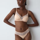 Triumph Breathe And Lift Smart BH uden bøjle, beige - 10226333 - 00EP - Neutral Beige