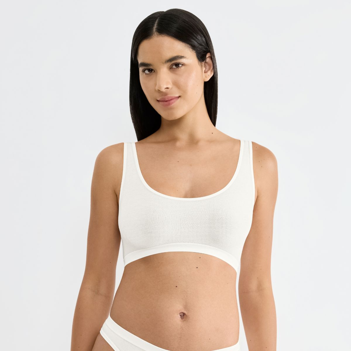 Sloggi Go Sense BH top, hvid - 10226770 - 00GZ - Silk White