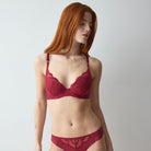 Triumph Love In Lace WP BH med bøjle, rød - 10228632 - 6845 - Red Musk