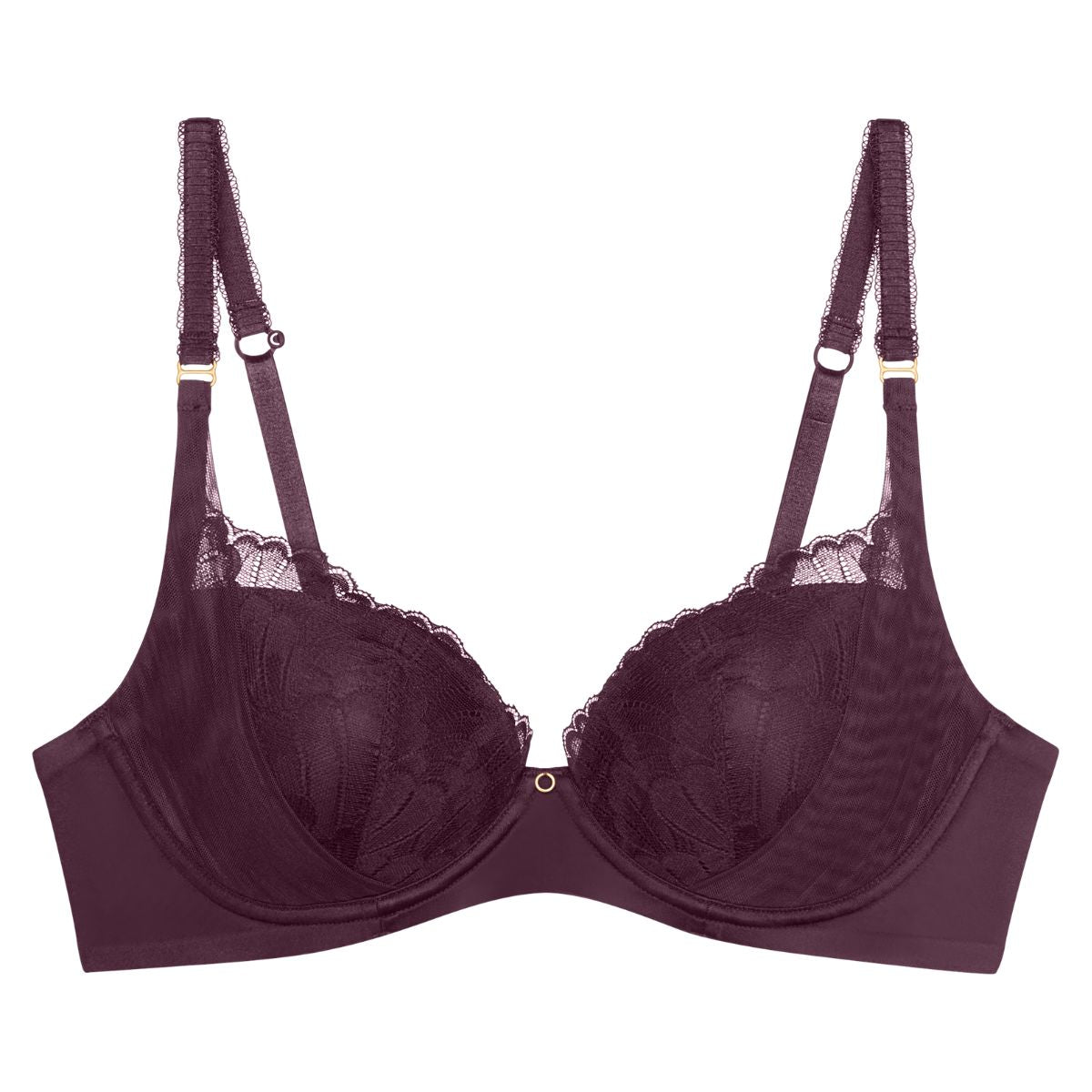 Triumph Love In Lace WP BH med bøjle, bordeaux - 10228632 - 7291 - Claret