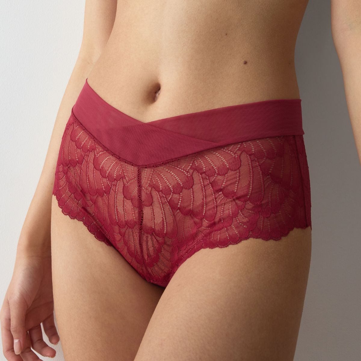 Triumph Love In Lace hipster trusse, rød - 10228674 - 6845 - Red Musk