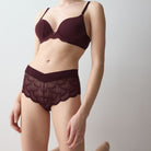Triumph Love In Lace hipster trusse, bordeaux - 10228674 - 7291 - Claret