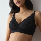 Triumph Love In Lace N02 BH uden bøjle, sort - 10229066 - 0004 - Black