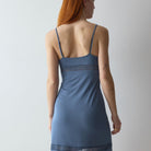 Triumph Comfort Allure natkjole, blå - 10229169 - 7873 - Indigo Veil
