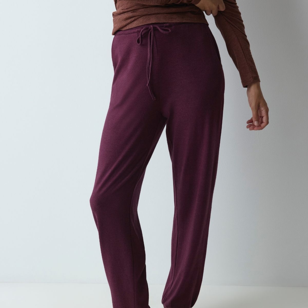 Triumph Cozy Comfort Cozy natbukser, rød - 10229185 - M006 - Red Dark Combination