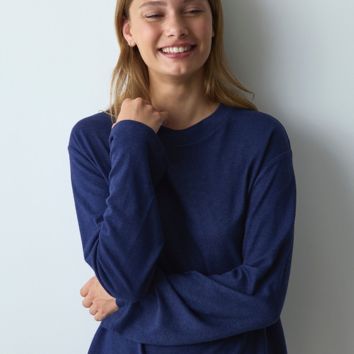 Triumph Cosy Comfort top, blå - 10229194 - M008 - Blue